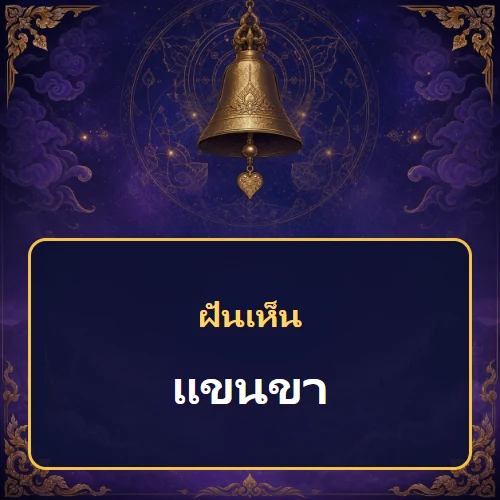 ฝันเห็นแขนขา หมายถึงอะไร เลขเด็ดและคำทำนายความฝัน