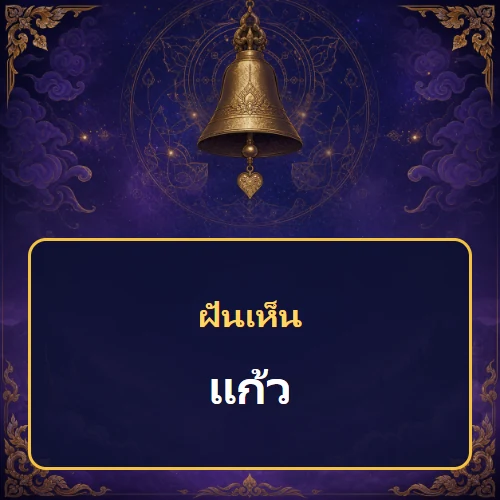 ฝันเห็นแก้ว หมายถึงอะไร เลขเด็ดและคำทำนายความฝัน